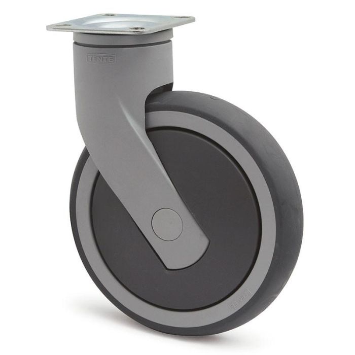 Rueda Giratoria Levina Ø150 Plástico 77X67 Aro De Goma Sin Freno Aro De Goma Tenteprene. N/Poliprop. Antihilo. Tente 0 Rueda Giratoria Levina Ø150 Plástico 77X67 Aro De Goma Sin Freno Aro De Goma Tenteprene. N/Poliprop. Antihilo. Tente 0