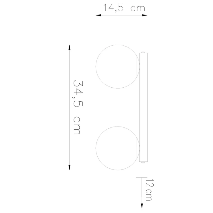 SOL Lampe de Plafond YOLI 2 SOL-SL.1147 11 SOL Lampe de Plafond YOLI 2 SOL-SL.1147 11