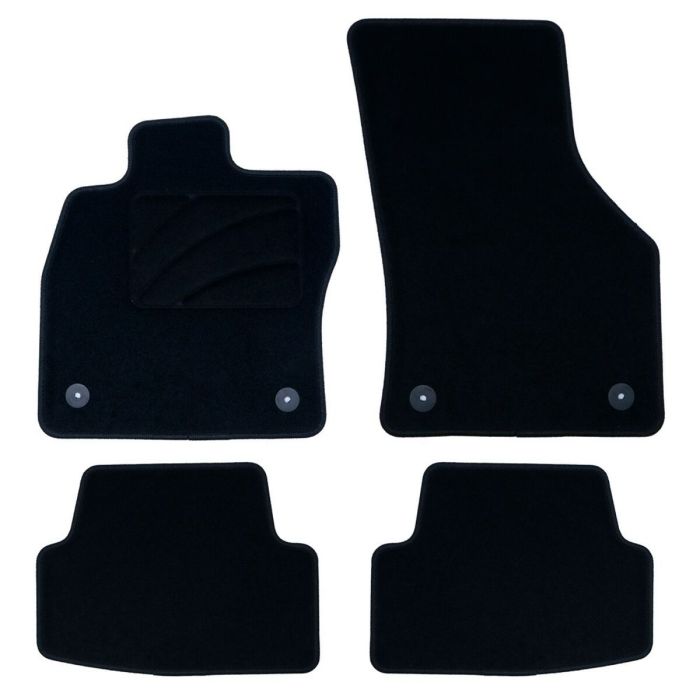 Set de tapis de voitures OCC Motorsport OCCVW0022 Noir 5 Pièces 7