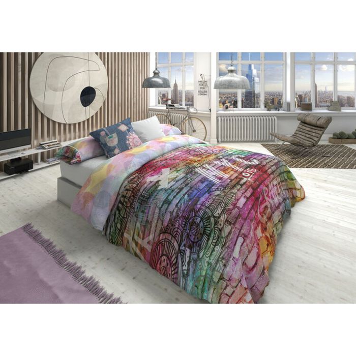 Parure de couette Lois FAME P. Gris Lit 1 persone 1