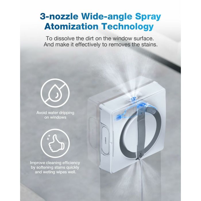 Robot Lave-Vitres Intelligent ECOVACS 4 Robot Lave-Vitres Intelligent ECOVACS 4