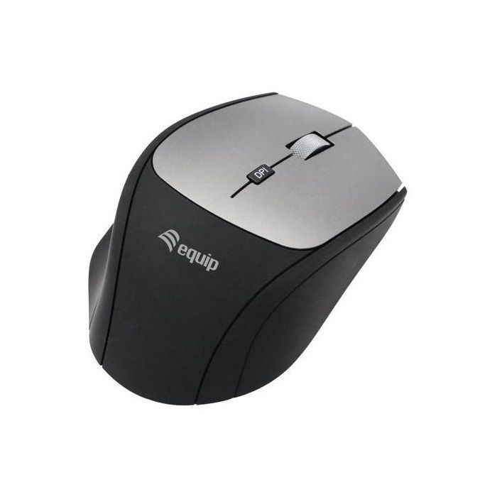 Equip Optische Maus kabellos USB-Komfort USB-C/A R+L schwarz 3