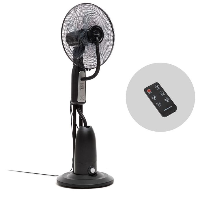 Ventilateur Brumisateur sur Pied avec Commande à Distance InnovaGoods Mistinn Noir 90 W 2,8 L 3