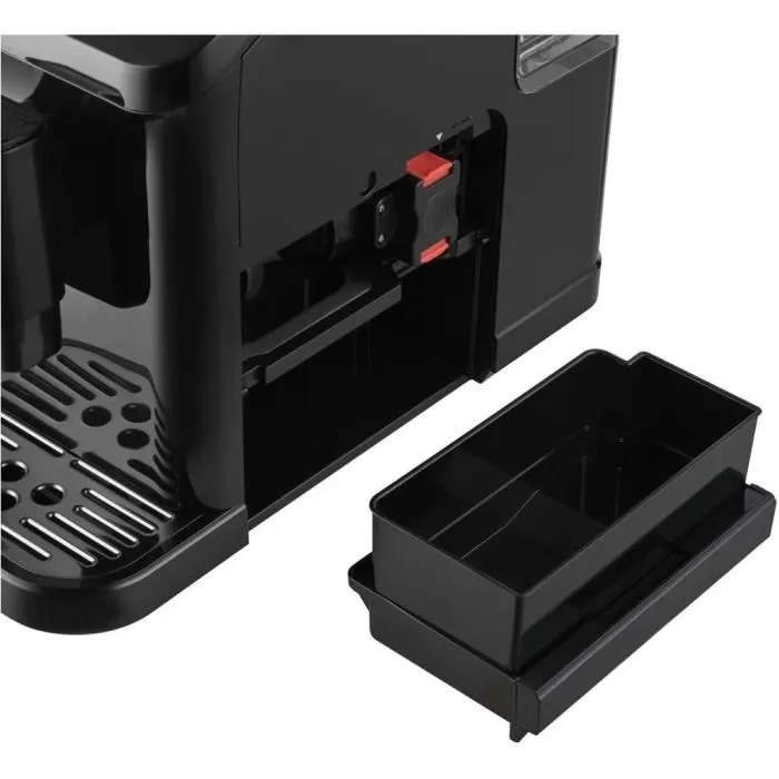 Sencor SES 6000BK - Machine à Expresso Entièrement Automatique avec Panneau Tactile LED, 20 Bars, Broyeur Inox 15 Niveaux, 1,5 L