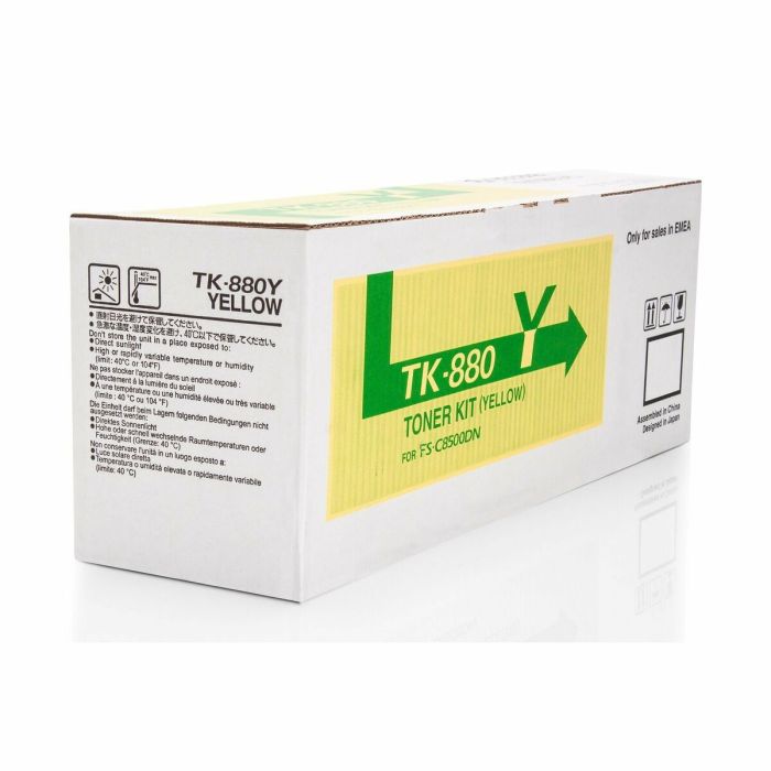 Toner original Kyocera TK-880Y Jaune 3 Toner original Kyocera TK-880Y Jaune 3