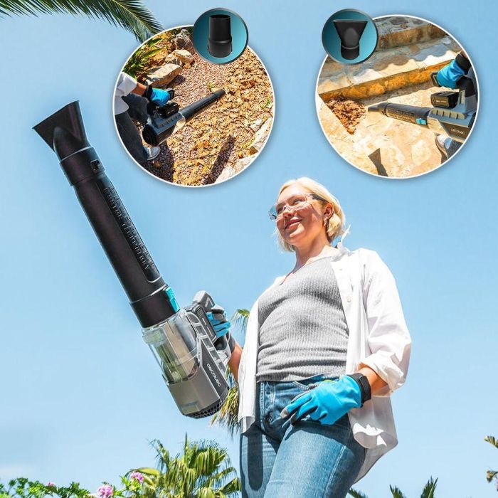 Souffleuse Cecotec AirForce 4000 Bazooka Turbo 600 W 20 V 12 Souffleuse Cecotec AirForce 4000 Bazooka Turbo 600 W 20 V 12