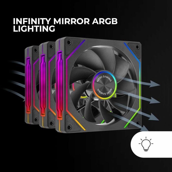 Ventilateur CPU Mars Gaming MF-LINKFINITYKIT2R 4