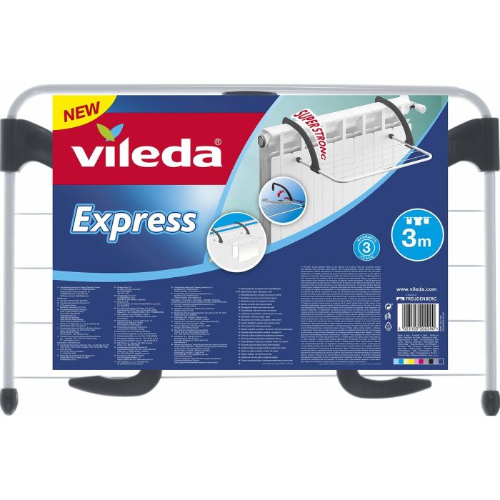 Corde à linge Vileda Express Acier Blanc 3 Corde à linge Vileda Express Acier Blanc 3