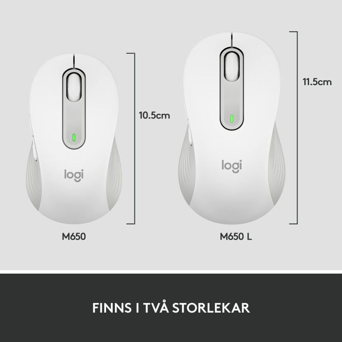 Souris sans-fil Logitech Blanc 4000 dpi 12 Souris sans-fil Logitech Blanc 4000 dpi 12