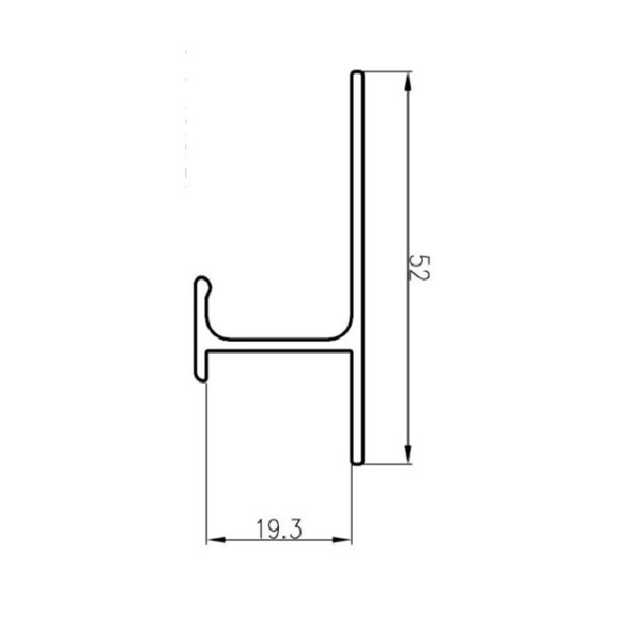 Tirador Aluminio Balbi Sp19 3M. Plata Mate Trentadue (Set de 2) 2