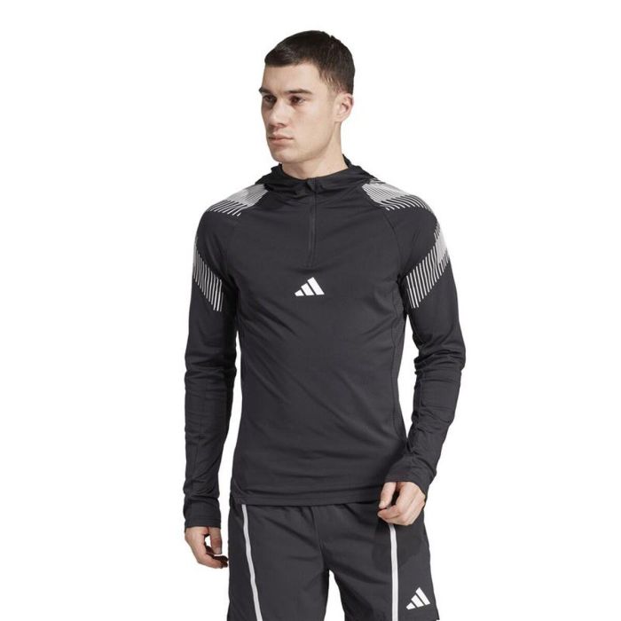 Sweat à capuche homme Adidas Ps Quarter Zip Noir 5