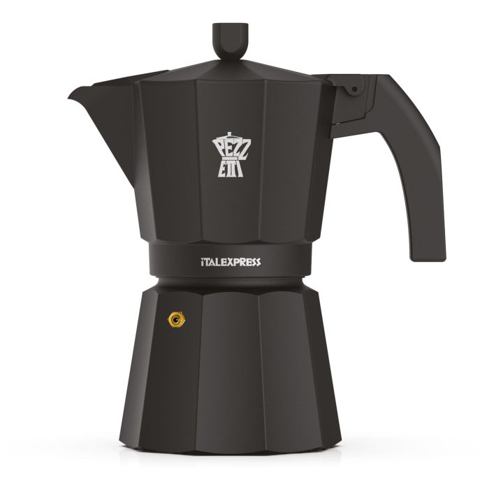 Cafetiere italienne - PEZZETTI - ITALEXPRESS - Aluminium - 6 tasses - Noir 1