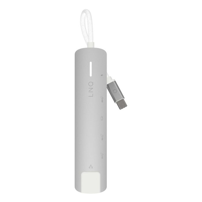 Hub USB Linq Byelements LQ49061 Blanc Gris 5 Hub USB Linq Byelements LQ49061 Blanc Gris 5