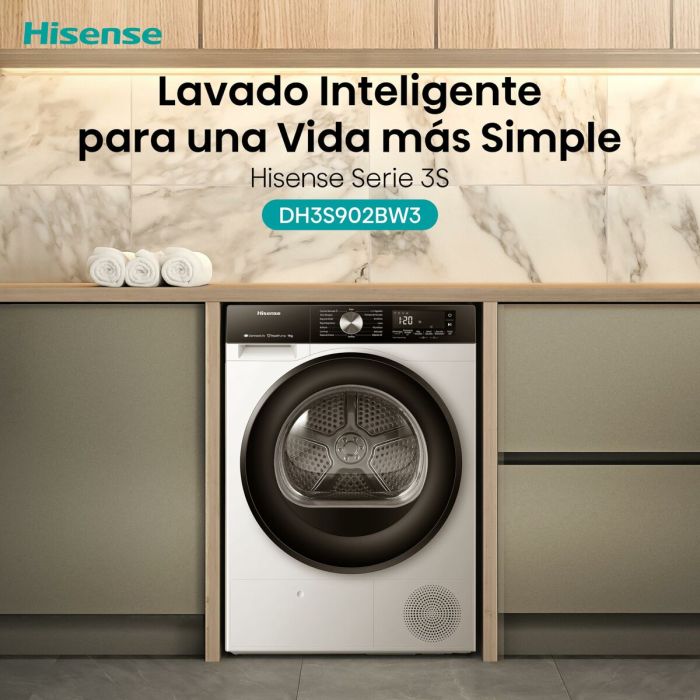 Sécheuse Hisense DH3S902BW3 9 kg 14