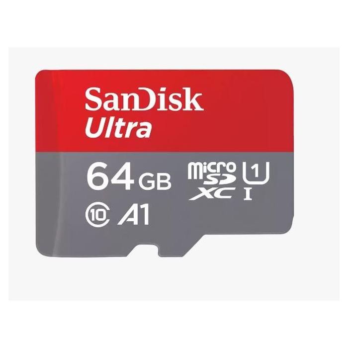 CARD 64GB SanDisk Ultra microSDXC 140MB/s +Adapter 0 CARD 64GB SanDisk Ultra microSDXC 140MB/s +Adapter 0