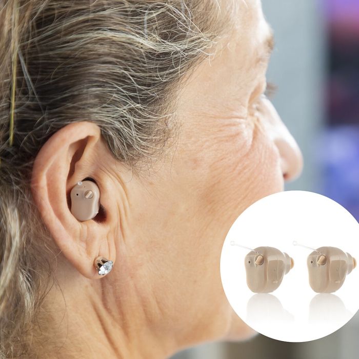 Amplificateur de Son Intra-auriculaire avec Accessoires Hearzy InnovaGoods 2 Unités