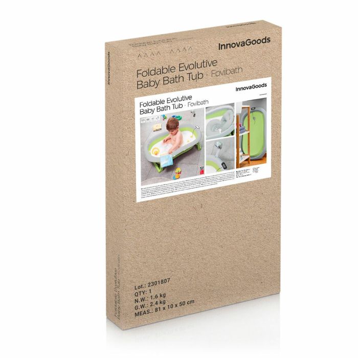Baignoire Pliable Évolutive pour Bébé Fovibath InnovaGoods 7