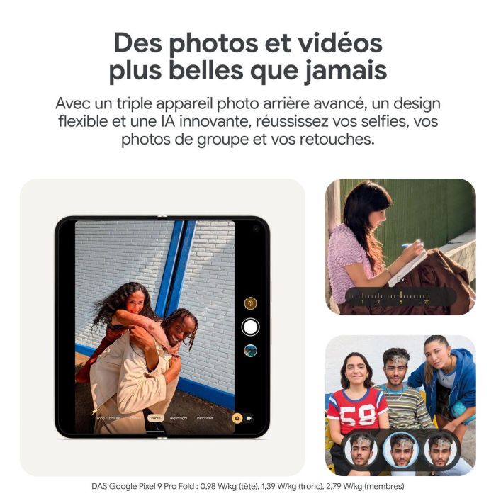 Smartphone Google Pixel 9 Pro Fold 8" Octa Core 16 GB RAM 256 GB Beige 15