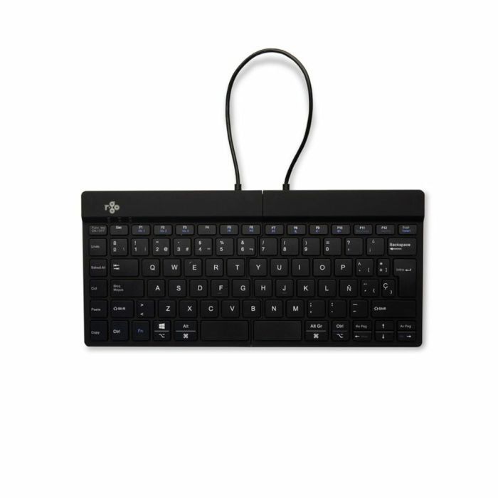 clavier et souris R-Go RGOSBESWLBL Noir Espagnol QWERTY 2
