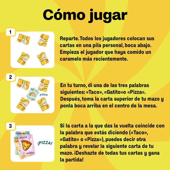 Jeux de cartes Lúdilo Jaune ES 8