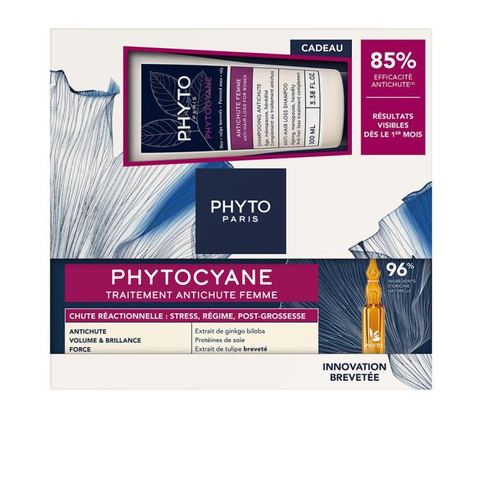 Coffret Phytocyane Antichute De Cheveux Femme + Shampoing 2 Pièces