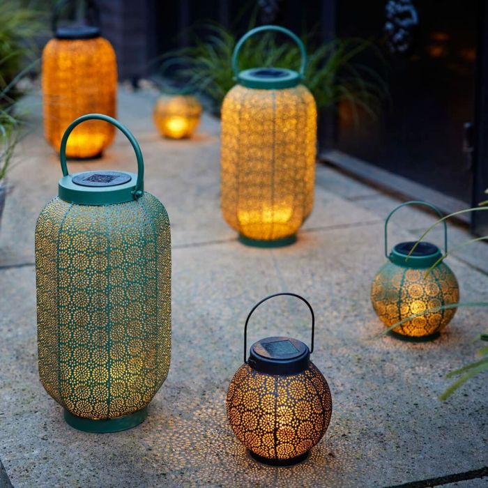 Lampion Lumineo 897539 Solaire 16 cm Noir Métal 1