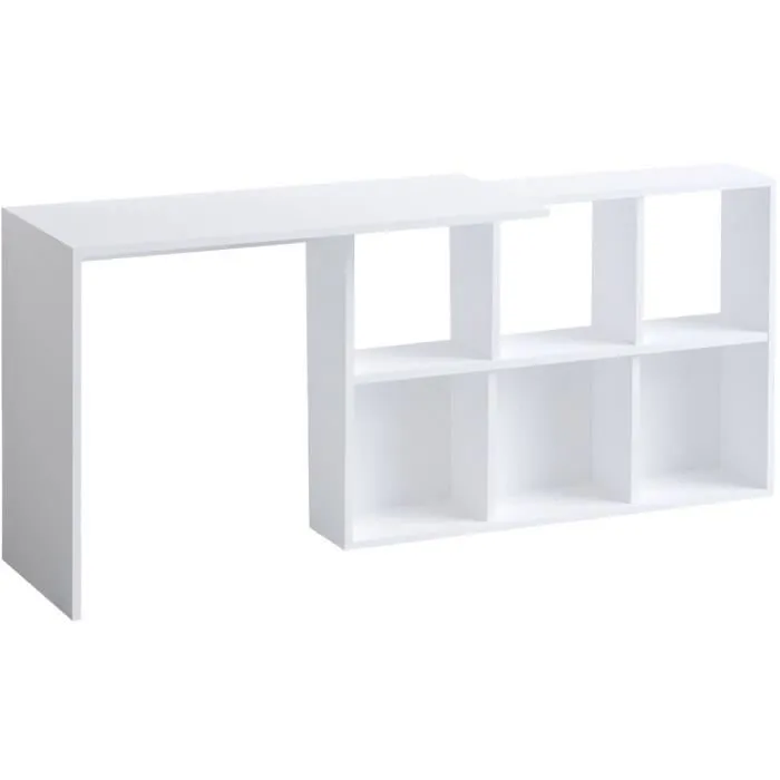 Bureau élégant JACK Blanc / Roble 145 x 74 x 45 cm JACK393MRD1299 3