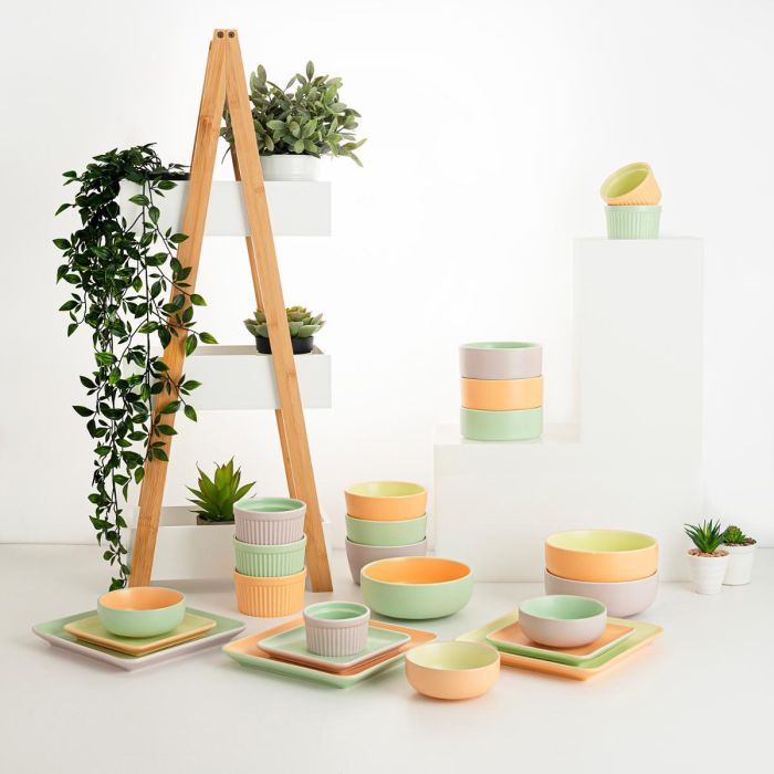 Ramequin Surtido Porcelana Vitamina Quid 10,5x10,5x5,9 cm (6 Unidades) 1 Ramequin Surtido Porcelana Vitamina Quid 10,5x10,5x5,9 cm (6 Unidades) 1