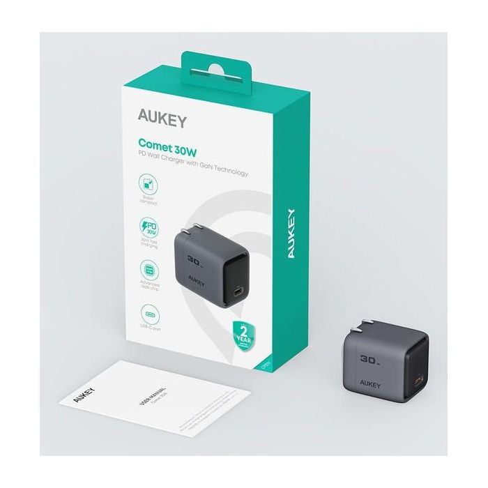 Aukey Ladeadapter Comet Mini 30W 1Port grau 1