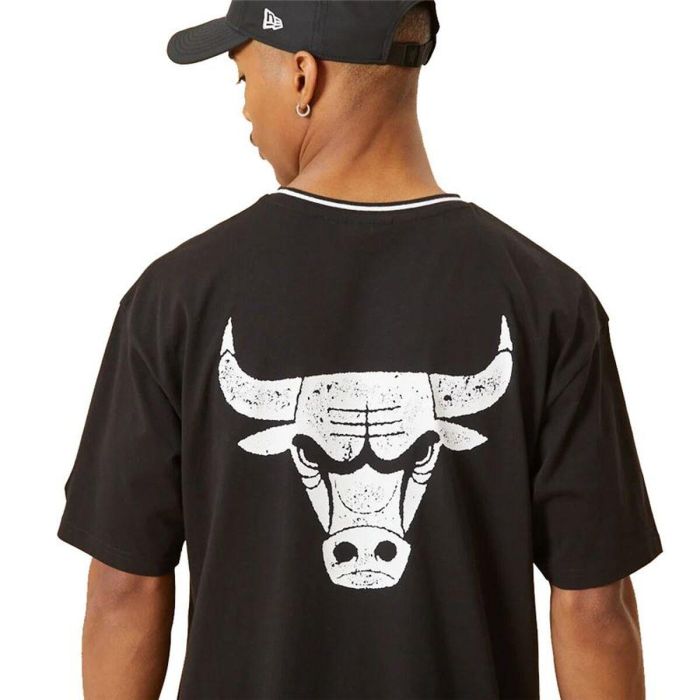 t-shirt de basket New Era Chicago Bulls Graphic M Noir 2