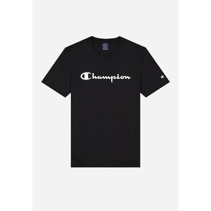 T-shirt à manches courtes homme Champion Crewneck Noir 5 T-shirt à manches courtes homme Champion Crewneck Noir 5