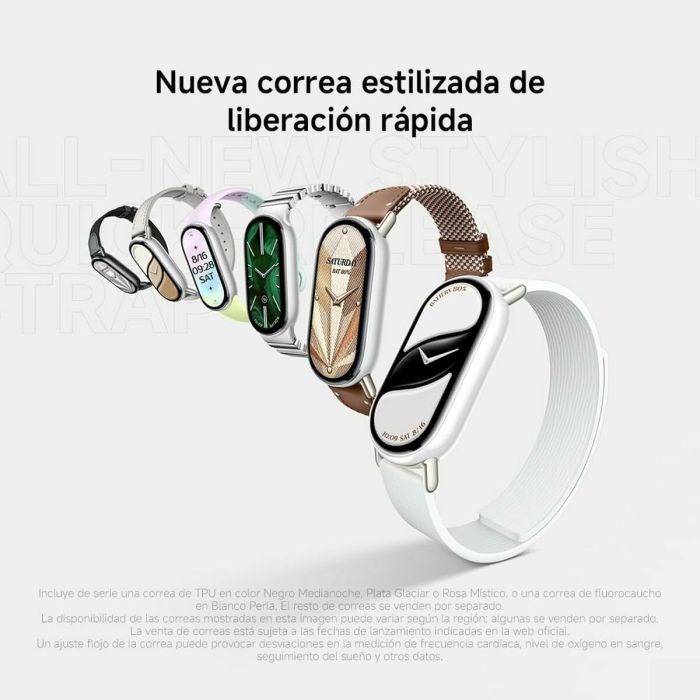 Bracelet d'activités Xiaomi BHR07PSGL Gris Rose Argenté 10 Bracelet d'activités Xiaomi BHR07PSGL Gris Rose Argenté 10