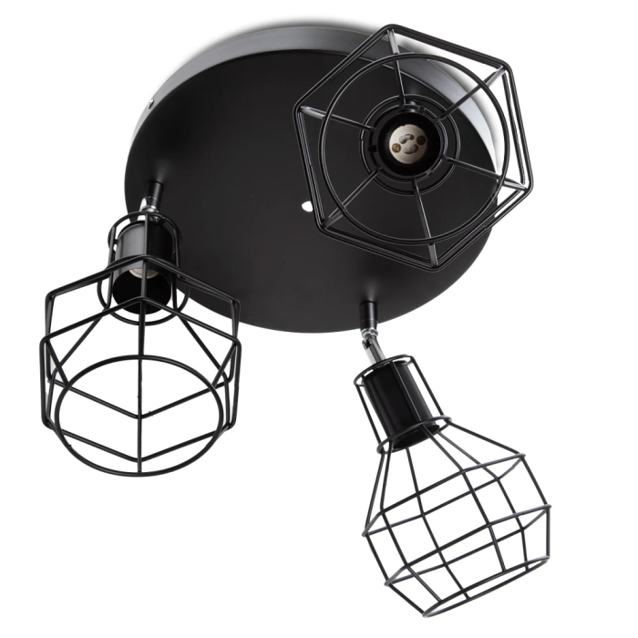 Lampe de Plafond Orientable Gabbia Uno HO-APL-GU10-016 Aluminium LED GU10 Éclairage Intérieur Polyvalent Magasins Maisons 0