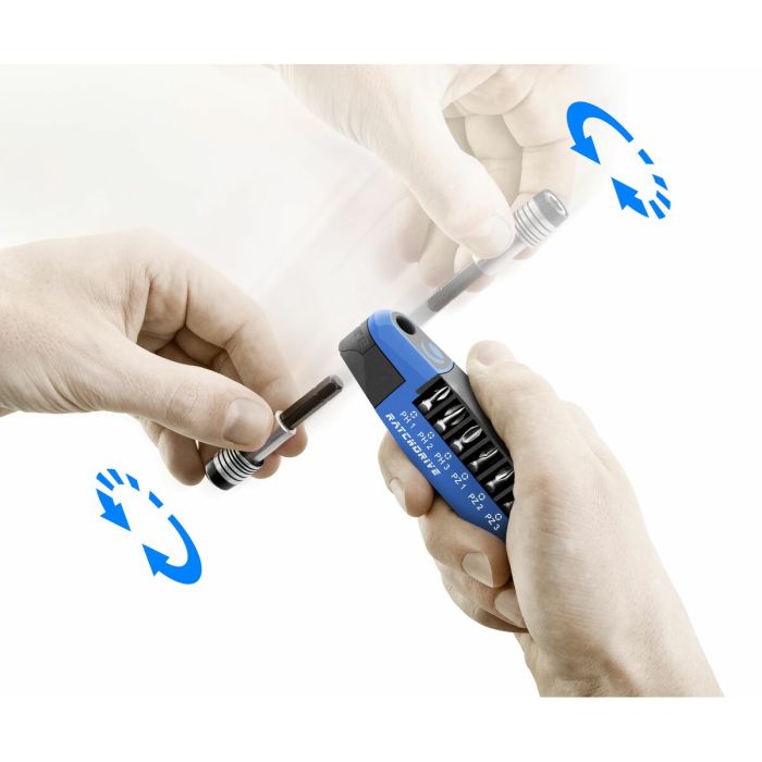 Tournevis de précision WITTE Ratchdrive Ensemble de pointes 2 Tournevis de précision WITTE Ratchdrive Ensemble de pointes 2