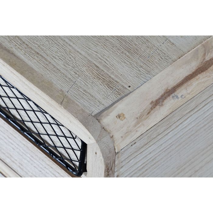 Meubles de télévision DKD Home Decor Métal Bois de paulownia (115 x 61 x 43 cm) 1