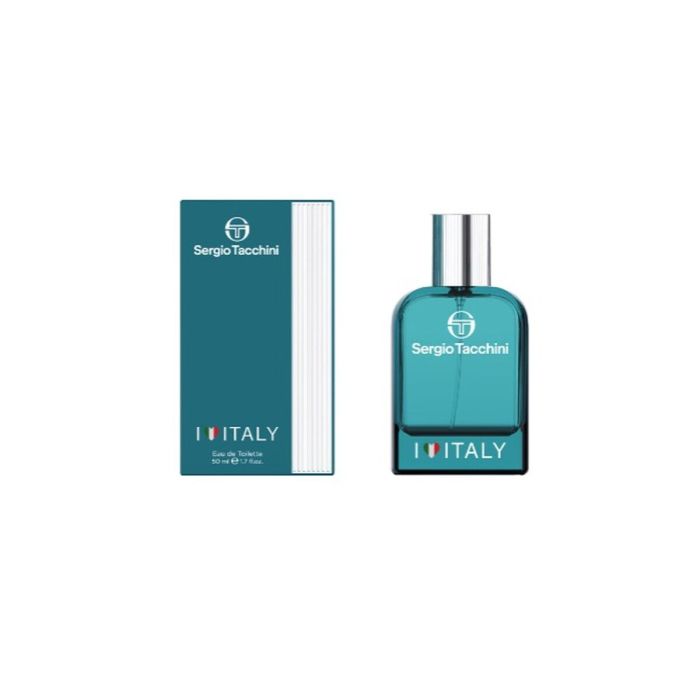 Sergio Tacchini Eau de Toilette I Love Italy Homme 50 ml avec échantillons offerts Sergio Tacchini Eau de Toilette I Love Italy Homme 50 ml avec échantillons offerts