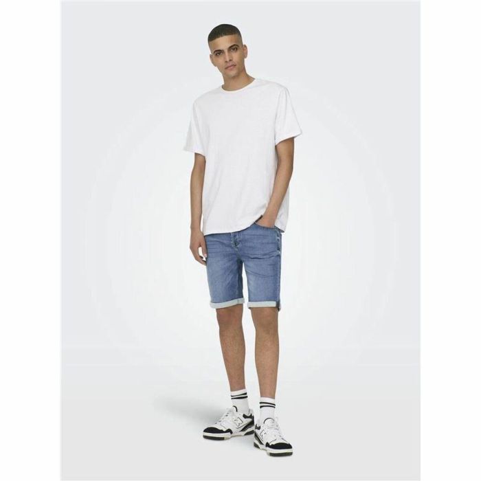 Shorts en Jean pour Homme Only & Sons Onsply 8584 Blue Denim Bleu 2 Shorts en Jean pour Homme Only & Sons Onsply 8584 Blue Denim Bleu 2