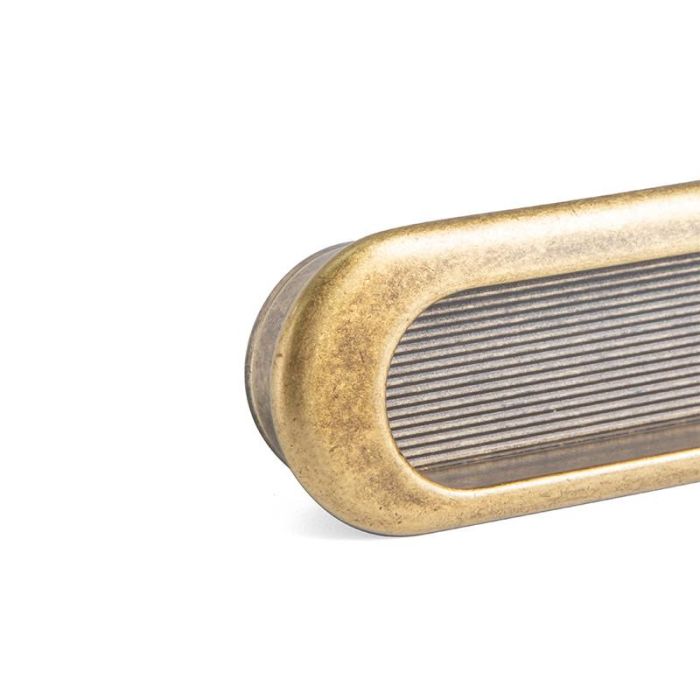 Tirador Embutir Zmk Casto Ovalado 90X30 Antica Firenze P/Posicion Horizontal/Vertical. Giusti 2