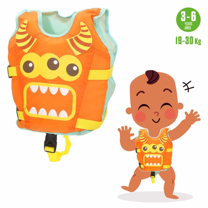 Gilet de sauvetage AquaSport 34 x 37 x 7 cm Orange (4 Unités) 3 Gilet de sauvetage AquaSport 34 x 37 x 7 cm Orange (4 Unités) 3