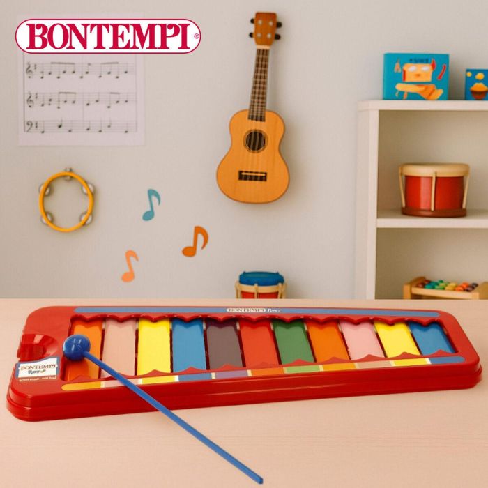 Xylophone Bontempi Métal Plastique 31 X 2 X 13 CM (6 Unités) 2
