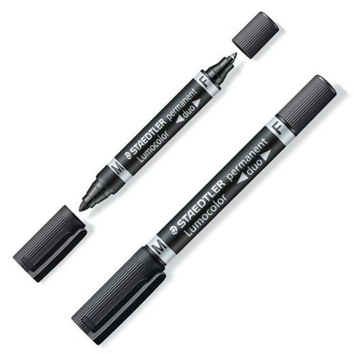 Marqueur permanent Staedtler Lumocolor 348-9 Noir (10 Unités) 1 Marqueur permanent Staedtler Lumocolor 348-9 Noir (10 Unités) 1