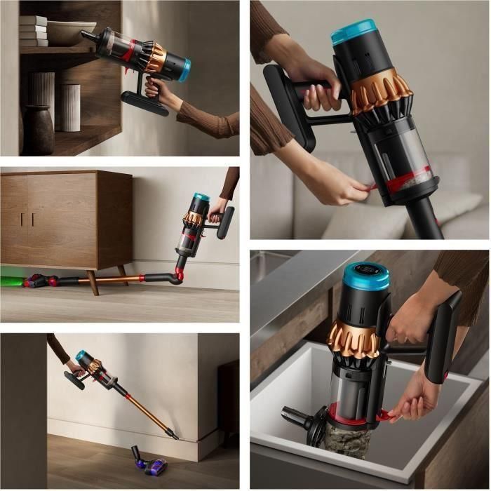 DYSON V16 Piston Animal Submarine - Aspirateur balai sans fil - Puissance 350 Airwatts - 3 en 1 : aspire, lave, aspirateur a main DYSON V16 Piston Animal Submarine - Aspirateur balai sans fil - Puissance 350 Airwatts - 3 en 1 : aspire, lave, aspirateur a main