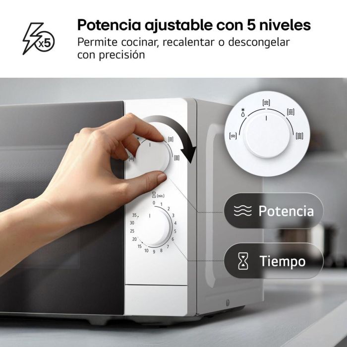 Micro-ondes avec Gril LG Noir 20 L 700 W 2 Micro-ondes avec Gril LG Noir 20 L 700 W 2