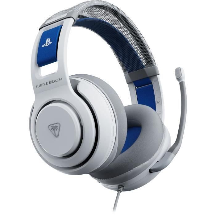 Casque Gaming filaire - TURTLE BEACH - Atlas 200 - TBS-3002-15 - Pour PS5 et PS4 - Blanc 1