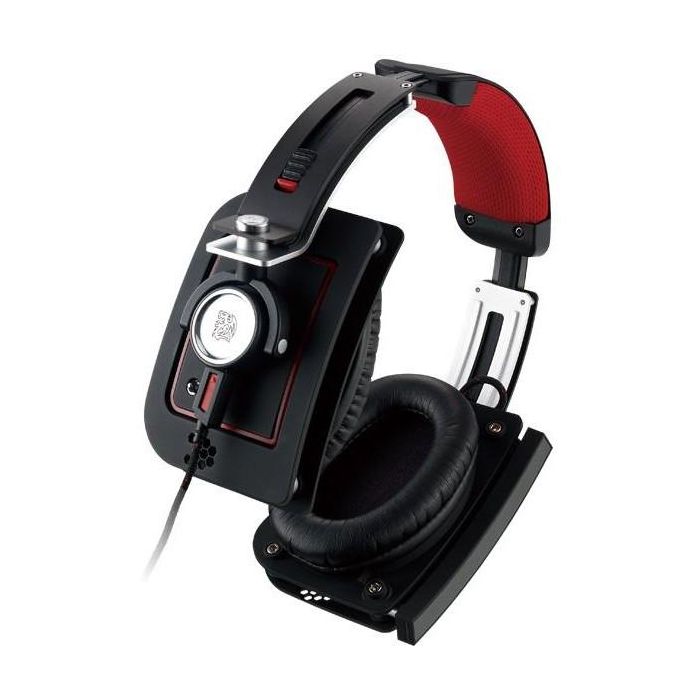 Thermaltake Level 10 M Casque Gaming Filaire avec Micro à Suppression de Bruit et Connectivité USB, Noir, Circum-aural, Réponse en Fréquence 10-22000 Hz