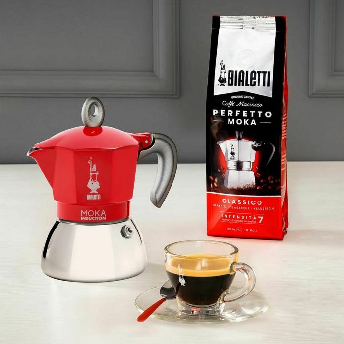 Cafetière Italienne Bialetti 0006944/NP Rouge Métal Aluminium 150 ml 4 Cafetière Italienne Bialetti 0006944/NP Rouge Métal Aluminium 150 ml 4
