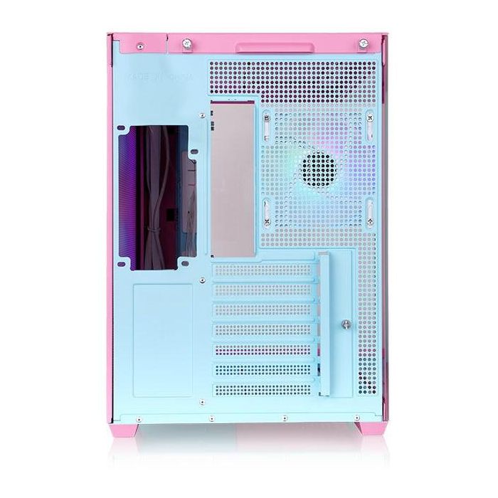 Thermaltake View 380 TG ARGB - Boîtier PC Gaming Midi-Tower en Blanc avec Éclairage ARGB, Panneaux en Verre Trempé, Compatible ATX/mATX/Mini-ITX, Ventilateurs 120 mm Inclus