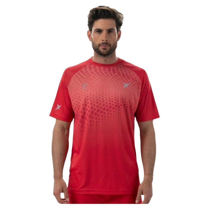 T-shirt à manches courtes homme Drop Shot Benara Orange Padel 0 T-shirt à manches courtes homme Drop Shot Benara Orange Padel 0