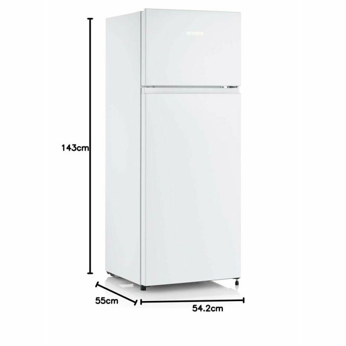 Réfrigérateur Combiné Severin DT8760 143 206 L Blanc 2