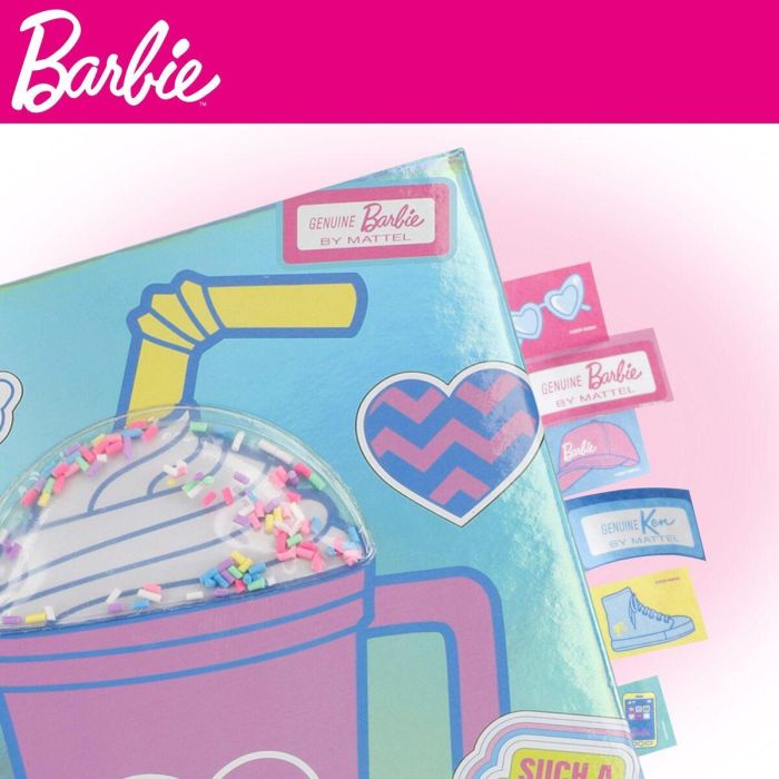 Agenda avec accessoires Barbie 15 x 1 x 20 cm Multicouleur 5